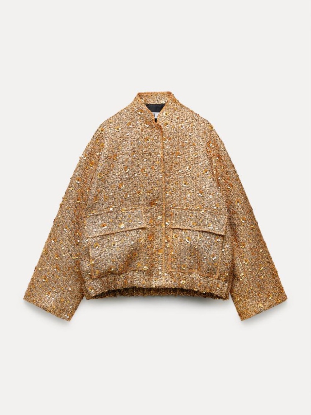 Zara Gold Sequin Jacket